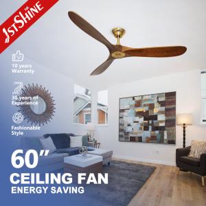 Wholesale Rotary Vane Quantity 3 220V Solid Wood Blades Ceiling Fan for Ceiling Decoration from china suppliers