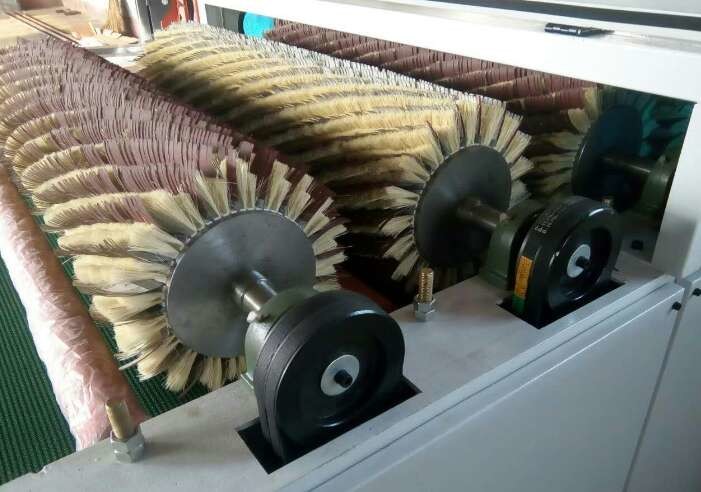 KC1000YP-4R wood sanding machine before or after paint kitchen cabinet MDF board sanding machine
