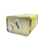 1 Liter Tin Oil Can / Olive Oil Tin Packaging 1L Square Tinplate Cans For Virgin