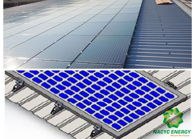 Industrial And Commercial Pitched Solar Power Rooftop Structure Solar Rooftop Mounting Systems
