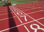 400m Permeable Rubber Track Outdoor Running Race For Sports Field