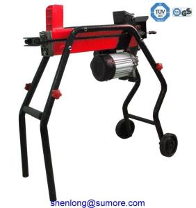 Wholesale cheap 4 ton horizontal hydraulic electric screw log splitter with CE GS TUV from china suppliers