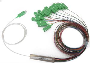 Wholesale Plastic ABS Box Fiber Optic Splitter 1X6 SC/APC For Telecommunicatioin System from china suppliers