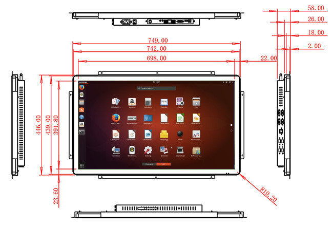 32-Inch Linux Digital Hub for Command Centers, Public Information Boards, Medical Labs, and Exhibition Displays