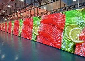 Wholesale Die-Cast Aluminum Waterproof Customizable Outdoor P3.91 10mm Transparent Glass Display Wall from china suppliers