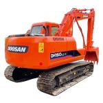 15 Ton Doosan DH150-7 Crawler Excavator Made in Korea with 13900 KG Operating
