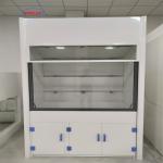Chemical Resistant Class 100 Laboratory Fume Cupboard Wall Mounted Installation