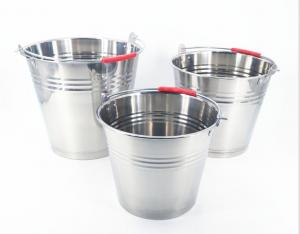 Wholesale 10L Stainless Steel Wine Ice Bucket Two Handle Wine Bottle Chiller Bucket from china suppliers
