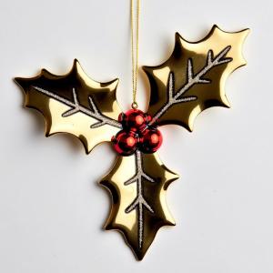 Wholesale Festive Gleam Holly Ornament Add A Festive Touch To Wreaths And Garlands from china suppliers