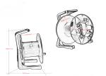 6 Cores SM LC LC Fiber Cable Reel With One Side Protectors For HDMI / SDI Media