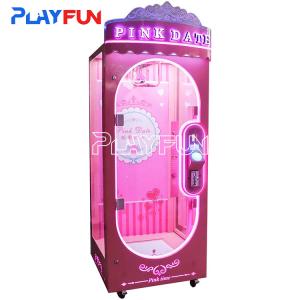 Wholesale Indoor Pink Date doll Aluminum Rail Crane Claw Scissors Vending coin operated skill Arcade game Machines cut prize m from china suppliers
