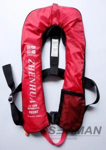 Wholesale EN ISO12402-3 CE 150N Inflatable Adult Life Jacket Vest With Safety Harness & Lifeline from china suppliers