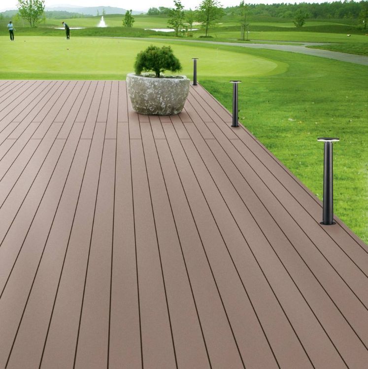 Best Brown Wood Plastic Composite/WPC Decking for Decking Materials