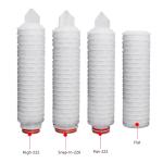 0.22 Micron Hydrophobic Micro Pleated Filter Cartridge for Beer Beverage Micro