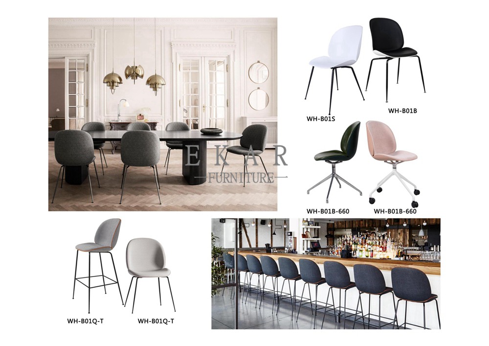 Italian Modern Design Restaurant Leather Dining Room Chair