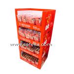 Socks Store Cardboard POP Floor Display Stand