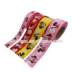 Girls Printed Cartoon Character Grosgrain Ribbon for Hair Tie Pattern Solid