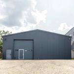 LANJING Industrial Contemporary Steel Structure Building Warehouse For Secure