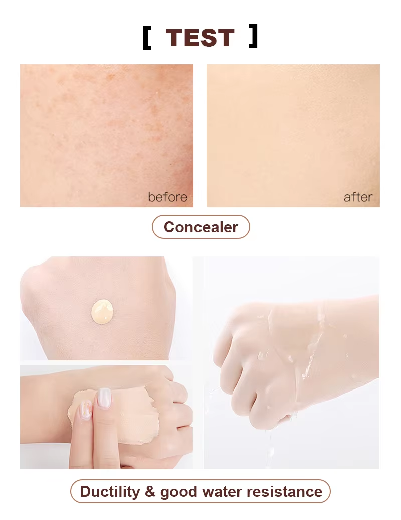 Private Label Makeup Matte Foundation Full Coverage Liquid Foundation Makeup Wholesales Female Body Waterproof Liquid Foundation
