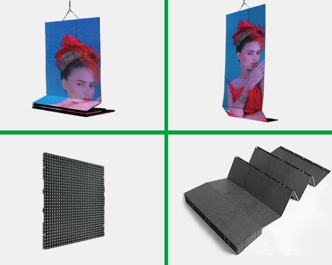 Waterproof Outdoor Led Billboard , Foldable Led Display Full Color High Definition