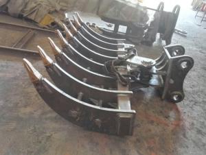 Wholesale Customized Excavator Skeleton Bucket Brush Rake For Smashing Hard Substances from china suppliers