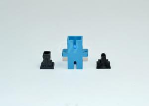 Wholesale SC-SC Simplex Singlemode Fiber Optic Adapter Blue from china suppliers