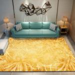 Flower Pattern Aesthetic 3D Modern Figure Artistic Living Room Carpet Hotel Area