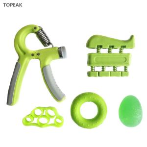Wholesale Silicone Hand Grip Strengthener With Counter Silicone Stretcher Green 150 Lbs 60 Kg from china suppliers