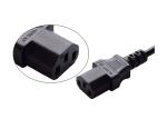 IEC power cord Computer Power Extension Cord IEC-320-C14 to IEC-320-C13SZ3