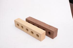 China Long Size Hollow Clay Blocks Building Wall With Special Rustic Types on sale