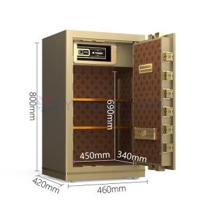 Wholesale Biometric Fingerprint Lock Smart Safe Box For Office Security 46kg YB/N7-80 from china suppliers