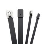 100pcs Ball Lock Stainless Steel Cable Ties for -80° to 538° C Working