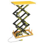 Manual Fixed 1000kg 4m Hydraulic Scissor Lift Platform For Indoor Outdoor Use