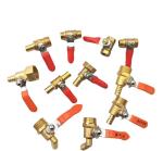 Connection Nipple Corrosion Resistant 1/2"-1" Brass Threaded Fittings Casting