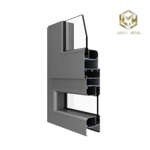 Wholesale Anti-Corrosion Anodized Aluminium Door Frame Profile With Reinforced Edges from china suppliers