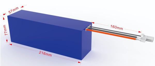 24V 3.9Ah Long Cycle Life＞10000 Lithium Titanate LTO Battery Pack For Solar