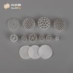 White 25*10mm Fab Bio Filer Media 800m2/m3 Ifas Process Wwtp A/o