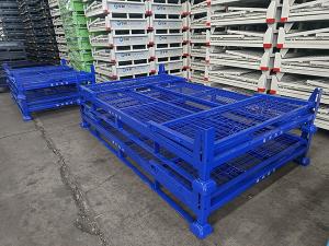 Wholesale Warehouse Heavy Duty Metal Pallet Cage With 1000kg Load Capacity from china suppliers