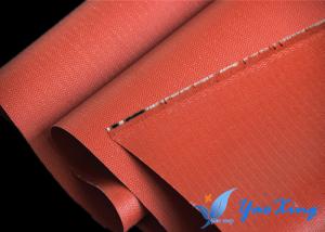 China Roll Silicone Coated Fabric With Good Heat Resistance And Fireproof Performance on sale