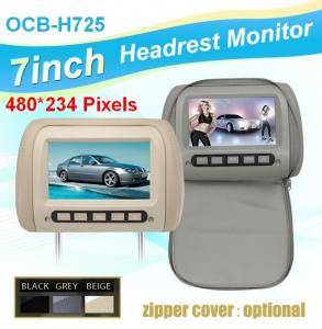 China Ouchuangbo 7 inch Car Headrest monitor DVD Player with touch screen MP3 MP4 on sale