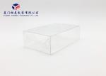 Custom Design Clear PET Plastic Box 0.3mm Automatic Lock Bottom 18.5cm Height
