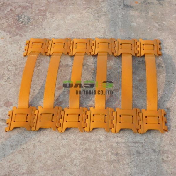 Oil Well Casing Single Piece Centralizer With Spiral / Straight Blade