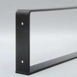 Matte Black Stainless Steel Towel Bar Self Adhesive Bathroom Wall Mounted Towel
