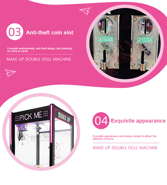 2021 Coin Operated Claw Crane Machine Arcade Vending Machine For Kids