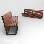 Commercial EN 840 Certificate Cast Iron And Wood Garden Bench