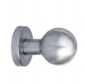 Wholesale L Shape Interior Inox Tubular Lever Door Handle On Round Rose With Cylinder Escutcheon from china suppliers