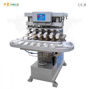 China 100X300mm Six Color Semi Automatic Pad Printing Machine on sale