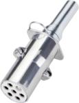 24v S Type 7 Pole European Trailer Plug 7 Pin With Metal Cable Holder