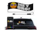 DIY Led Taxi Window Display Led Screen For Car Advertising Customizable Design