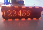 Pure Red LED Moving Message Sign / Text scrolling led display DIP546